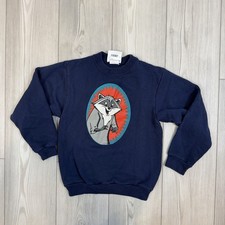 Vintage Youth Medium 10/12 Disney's Pocahontas Meeko Navy Blue Sweatshirt