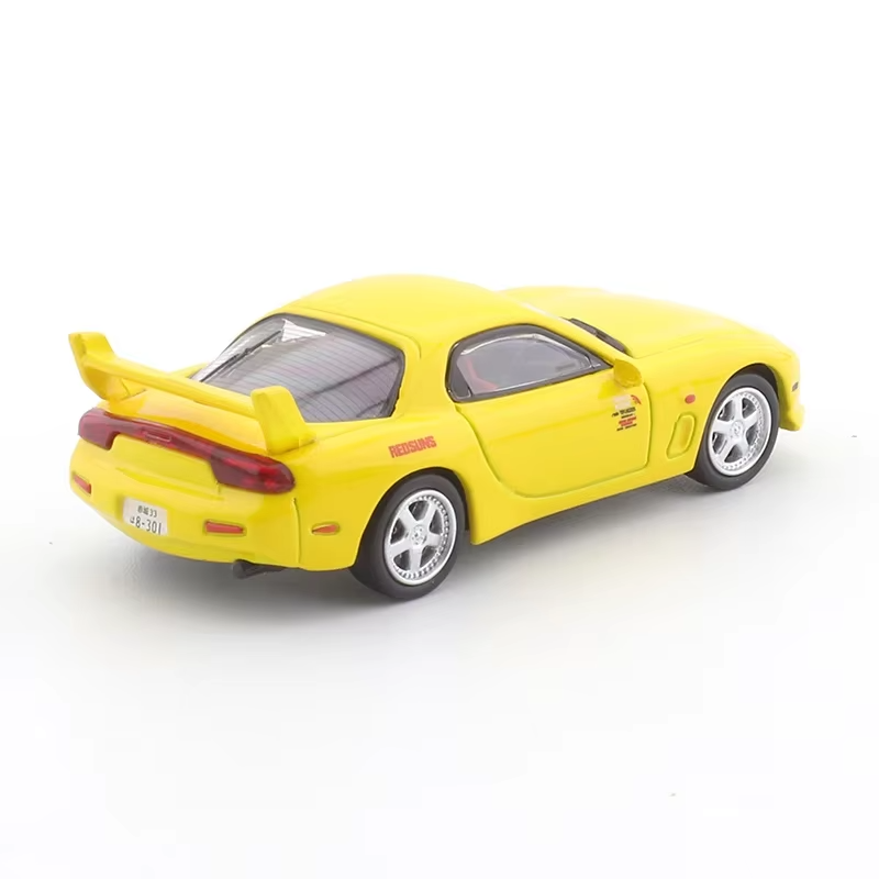 Time Micro 1/64 Dream Series Mazda RX7 FD - Yellow Initial D
