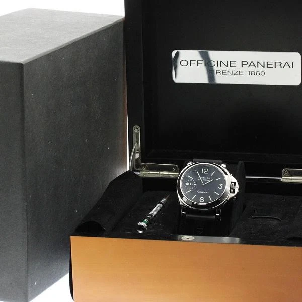 Panerai — Officine Panerai Luminor Marina PAM00111 44mm SS Black Dial Watch #C4039