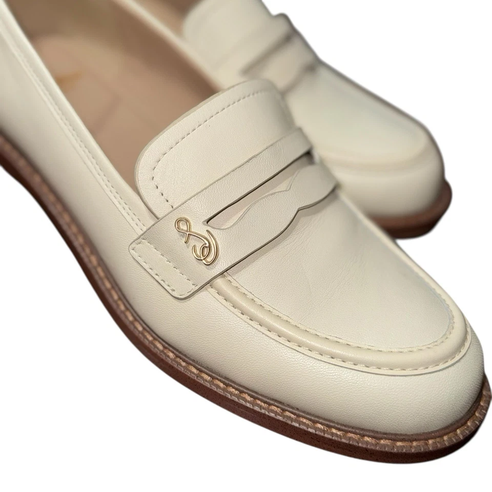 Sam Edelman Women’s Colin Ivory Loafers Shoes 10 Medium - Image 4 of 4