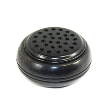 Simple Black Charcoal Burner for Resin Incense Burner Ebonized Wood
