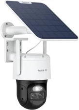 Trackmix+Solar Panel, 4K Solar Security Cameras Outdoor with Auto Tracking, 360°