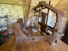 Métier à tisser bois, XIX