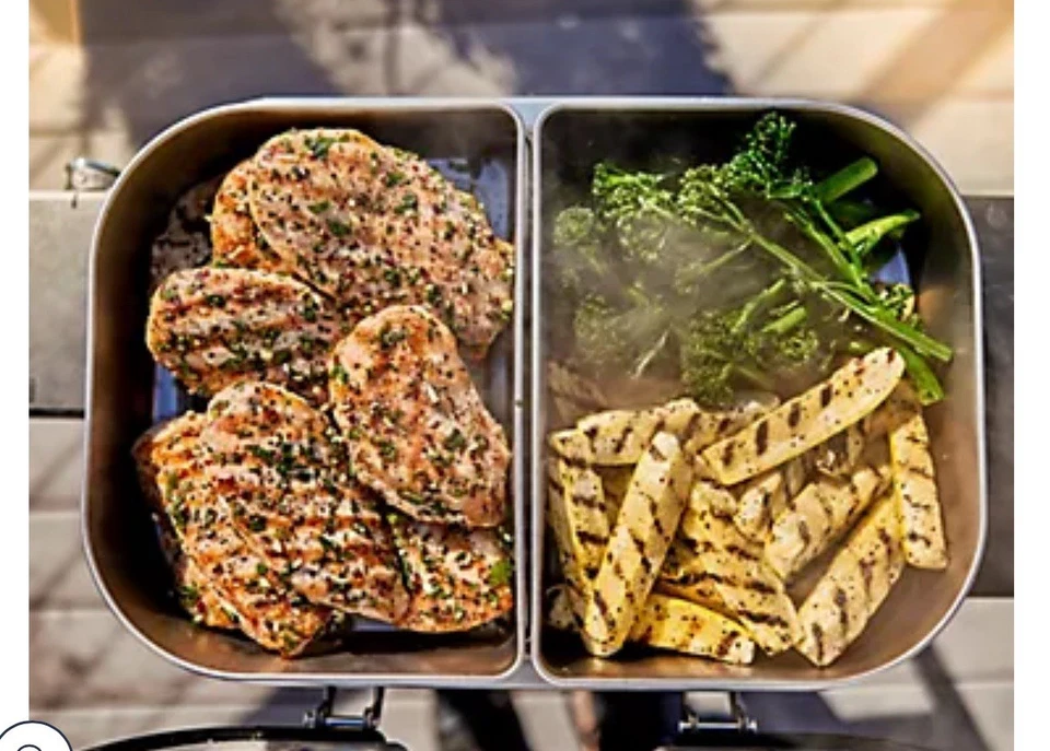 Parrilla eléctrica compacta para exteriores Weber Lumin 5 en 1 NUEVA azul océano profundo Foto 2 de 3