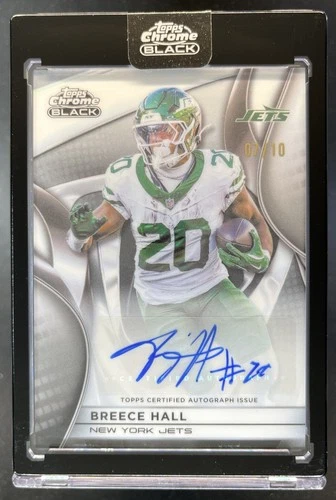 2025 Topps Chrome Breece Hall Chrome Autographs (RAW)
