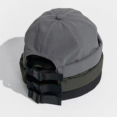 Quick Dry Brimless Hat Thin Breathable Rolled Cuff Docker Cap Harbour Beanie USA