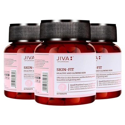 Skin-Fit Tablette | Verbessert Hautgesundheit & Teint | Blutergänzung (3er Pack)
