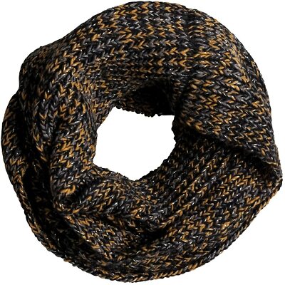 Roxy Women's Romantic RDV Scarf Anthracite One Size BLACK GREY ORANGE