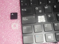 SPANISH SINGLE KEY+CLIP DELL Latitude E7450 E5450 P/N KFHY6 MP-13L8, CHG07