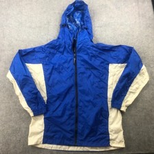 Vintage Eddie Bauer Jacket Mens Medium Full Zip Windbreaker Shell Hiking Rain