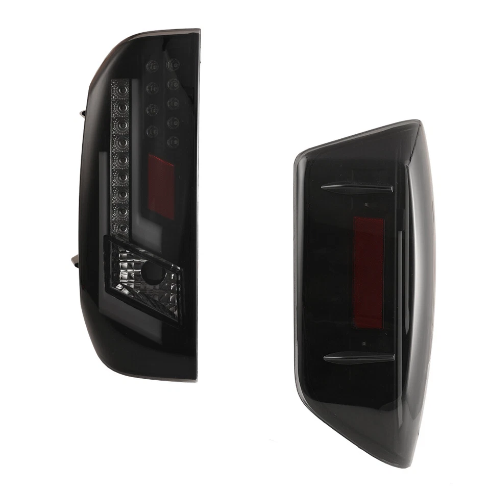 Smoke LEDFor 2014-2021 Toyota Tundra Tail Lights Brake Rear Lamps Left+Right - Image 4 of 4