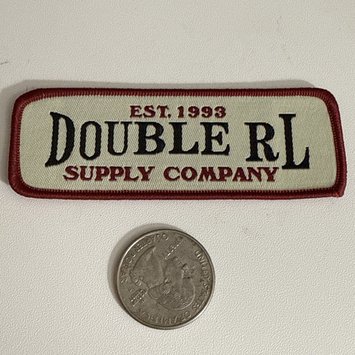POLO RALPH LAUREN PATCHES DOUBLE RL RRL SUPPLY 3 X 1 INCH | eBay