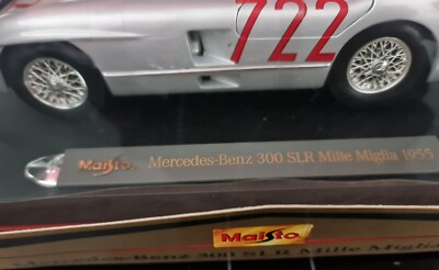Sir Sterling Moss 722 Mille Miglia Race Edition 1:18  1955 Mercedes Benz 300SLR 