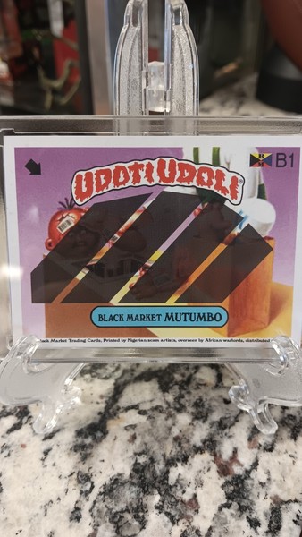 Cubo de basura niños raro mercado negro tarjeta mutombo/100