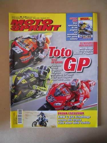 MOTOSPRINT Nr.8 2007 TEST BMW G 650 XCHALLENGE [MS8]