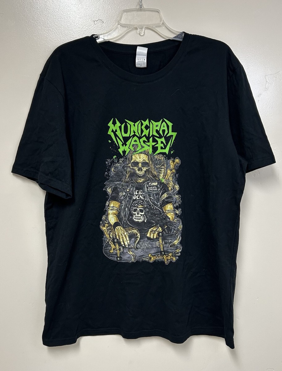 Municipal Waste Concert Black T Shirt Skater XL | eBay