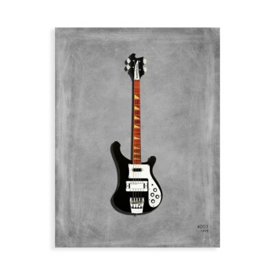 Leinwanddruck auf Papier Poster oder Gemälde Rogan Mark Rickenbacker 4001 1979