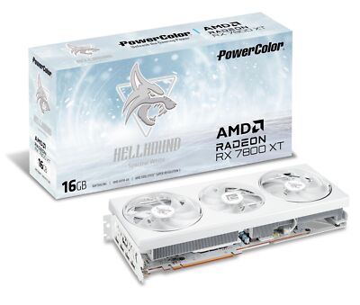 Power Color RX 7800XT AMD Radeon RX 7800 XT 16GB GDDR6 16G-L/OC Graphic Card