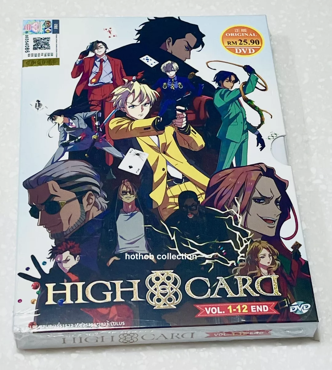 ANIME HIGH CARD VOLUME 1-12 END ENG SUB & ALL REGION BOX SET DVD