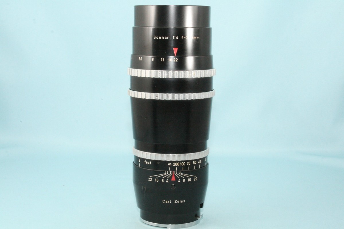 良品 Carl Zeiss Sonnar 250mm f4 Contarex用 Carl Zeiss Sonnar 250mm F/4 | LENS-DB.COM
