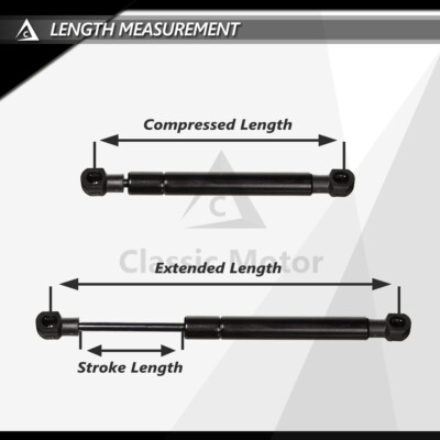 For 2013-2015 Acura RDX Pair Rear Liftgate Lift Supports Gas Shock For 2013-2015 Acura RDX Pair Rear Liftgate Lift Supports Gas Shock