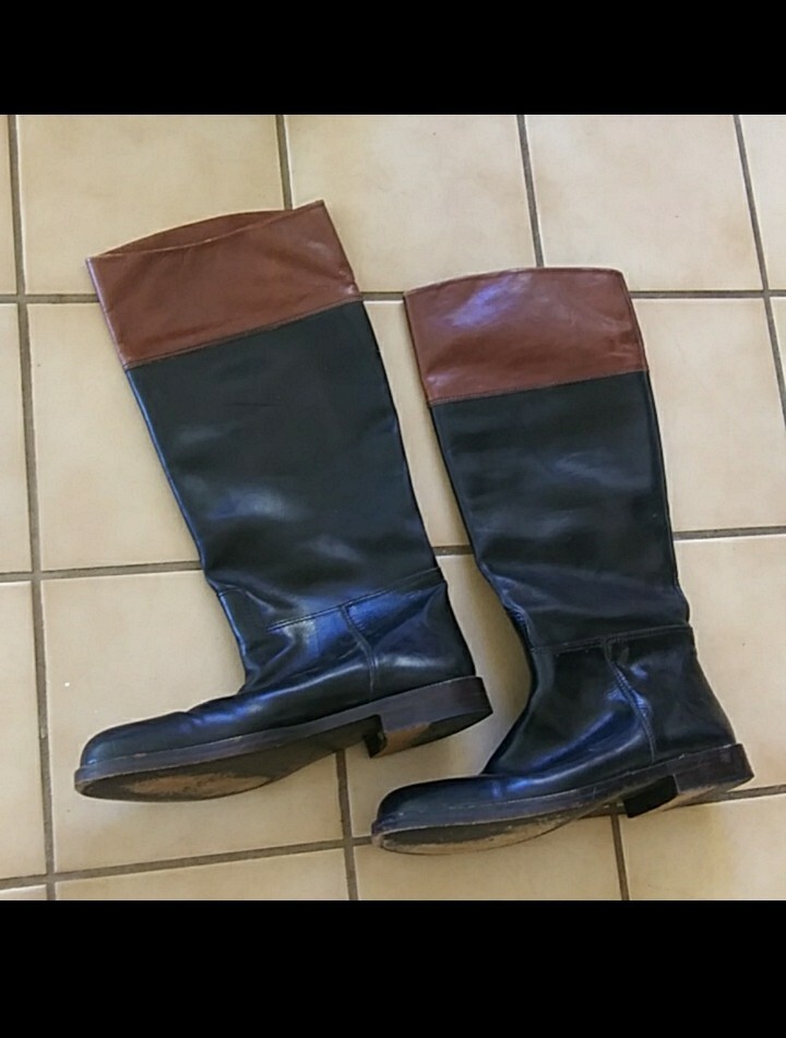 Vintage Moreschi Italy black brown boots Vintage Moreschi Italy Dark Brown Suede Dress Shoes Ankle  main image 4