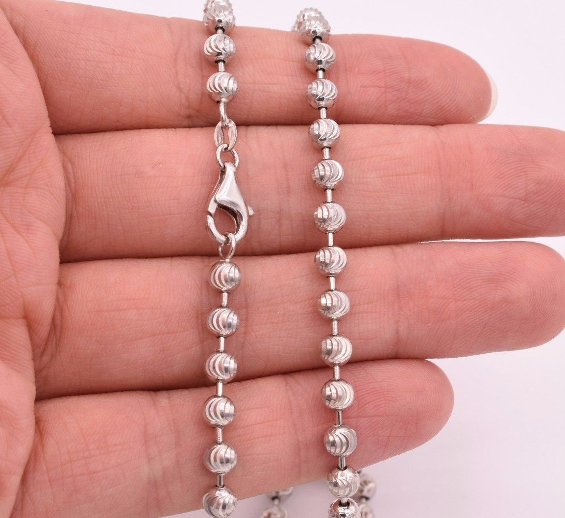 ネックレス・ペンダント 18K Gold Bead on Silver Ball Sun & Silver Moon Necklace 18K Gold Bead on Silver Ball Sun & Silver Moon Necklace