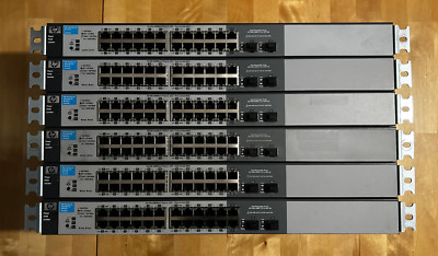 HP ProCurve 1810G-24 Switch J9450A 24 x Gigabit + 2 x SFP inkl. Rackhalterung