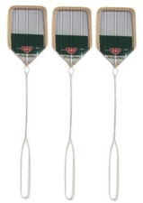 3 ~ Enoz Wire Aluminum Mesh Metal Handle Durable Long Lasting Fly Swatter 1 Pk