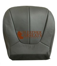 2000 Ford Expedition Xlt Driver Bottom Leather Perforated Vinyl Seat Cover Gray
