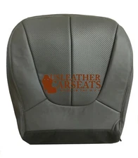2000 Ford Expedition Driver Bottom Perforated Leather Seat Cover Graphite Gray