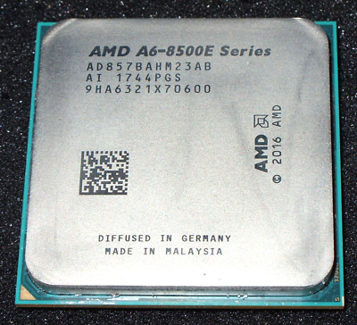 AMD MODEL A6-8570E  3 GHZ 35 WATT DUAL CORE PROCESSOR, AD857BAHM23AB, AM4