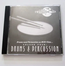 Twiddly Bits MIDI Files Vol 4 Drums Percussion Floppy Disc GM Format 1995