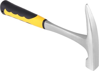 Rock Pick Hammer, 32 oz 11.2 Inch Premium Geological Hammer with Skid Handle NEW