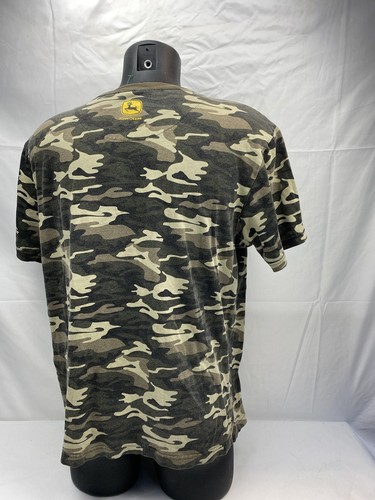 John Deere brand Got Dirt? Camo T Shirt Large Camouflage Tractor - 第 6/8 張圖片