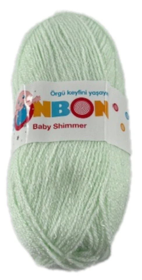 Clearance Baby Double Knitting Shimmer Yarn Knitting/Crochet Nako Bon Bon 100g