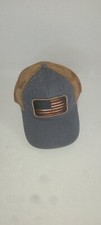 Rustic American Flag Mesh Trucker Style Adjustable Snapback Hat
