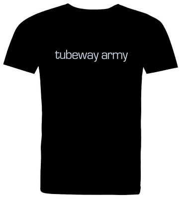 Gary Numan / Tubeway Army 'Replicas' Silver Logo Black Cotton T Shirt | eBay