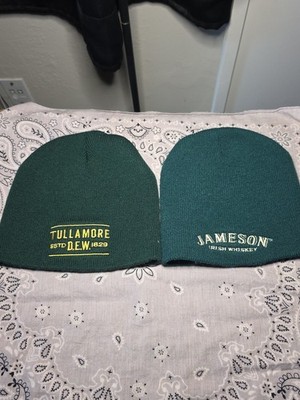 Irish Whiskey Winter Beanies Jameson/Tullamore Dew- Set Of 2