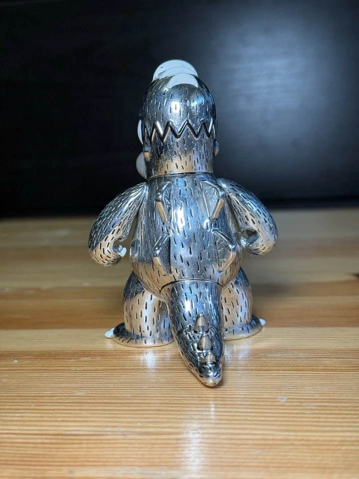 Kidrobot The Simpsons Treehouse Of Horror Series 2 Vinyl Figure Homerzilla CHASE - Image 3 of 4