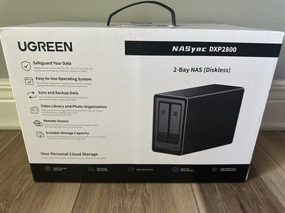 UGREEN NASync DXP2800, 2-Bay NAS Intel N100 Quad-Core CPU 8GB DDR5 2.5GbE M.2