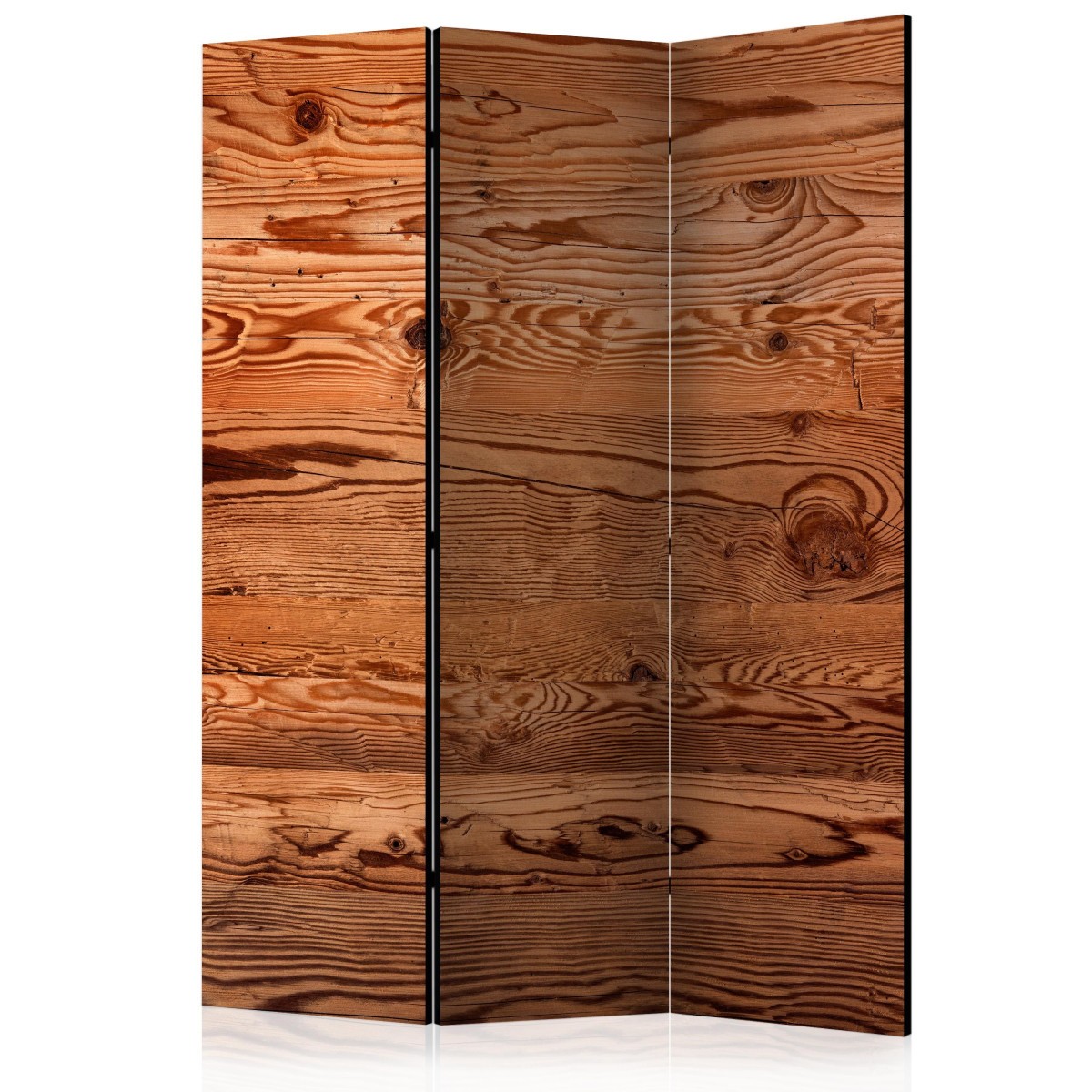 Paravent 3 volets brise-vue intérieur bois gris clair 135x172cm pour salon et bureau