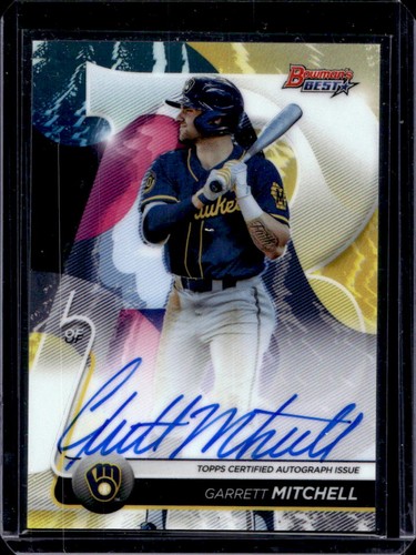 2020 Bowman's Best Garrett Mitchell Auto #B20-GM Brewers