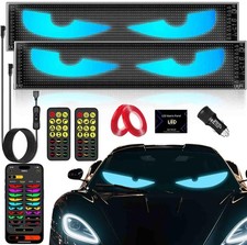 Devil Eyes Light for Cars 2-Pack 23.6"x4.73", color-changing