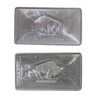 1 OUNCE OZ 999 Fine SOLID TITANIUM Precious Metal Buffalo Bar INGOT Bullion OZT