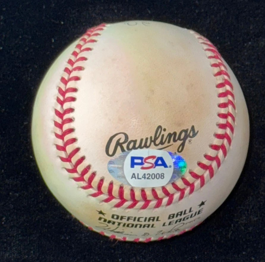 Johnny Podres "1955 World Series MVP 55 WS" Signed Baseball Autographed Auto PSA - Image 3 of 4