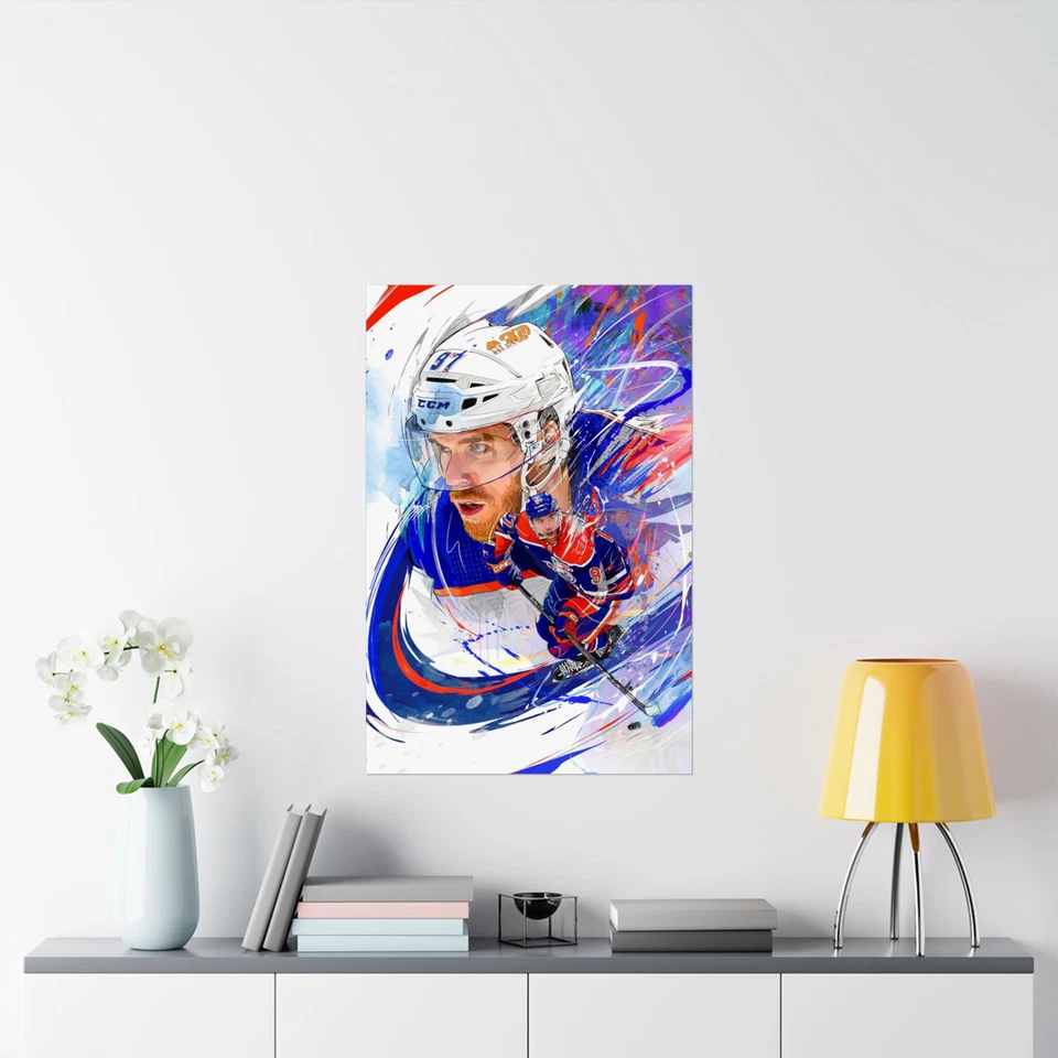 Connor McDavid | Edmonton Oilers | POSTER | Sports Wall Art | Great Gift - Image 3 of 3