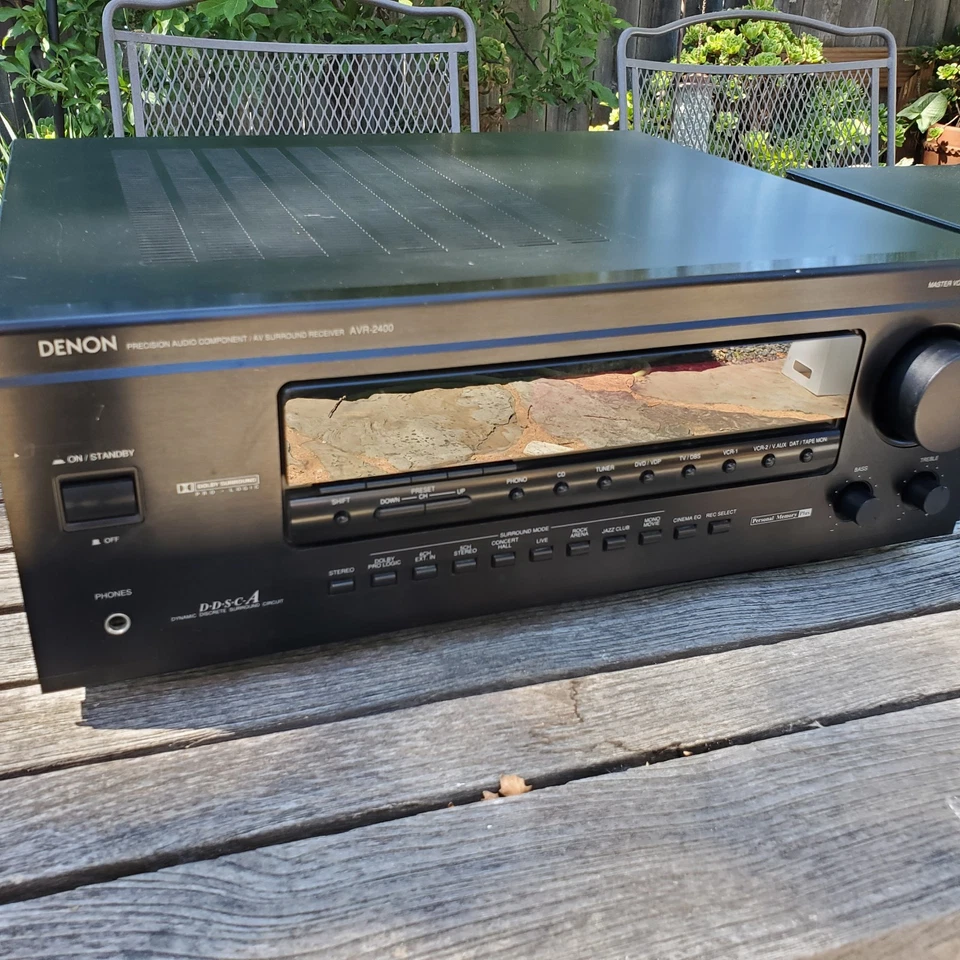 Denon AVR-2400 AV Surround Receiver - Powers On - Image 2 of 4