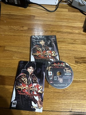 Onimusha 2 Samurai s Destiny PS2 Complete CIB w/ Manual Tested PlayStation 2