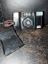 Vintage Minolta Camera Talker AF-Sv 35mm 1:2.8 - Flash Working Untested